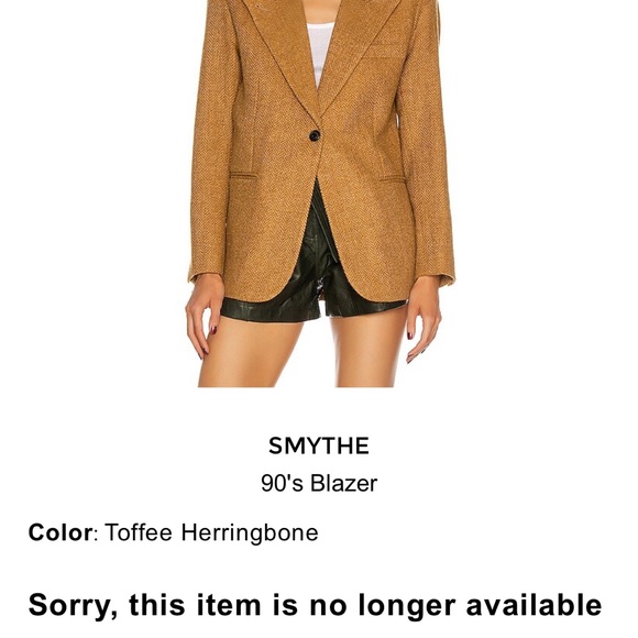 Fabulous 90s blazer Smythe M NWT - Picture 3 of 3